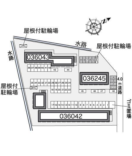 ゆきやなぎ(36245)の駐車配置図