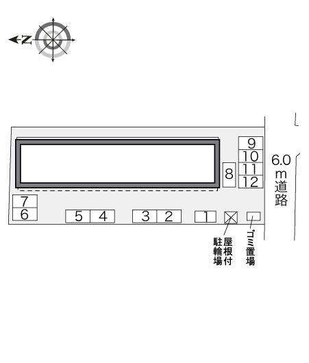 シャルマン　ドミール(31854)の駐車配置図