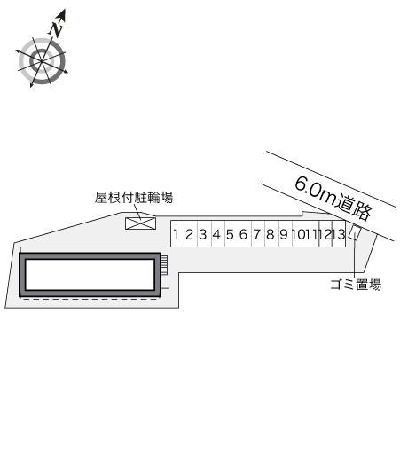 コスモステュディオ(28810)の駐車配置図