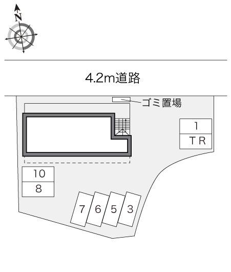 ＳＭＩＬＥ(10637)の駐車配置図