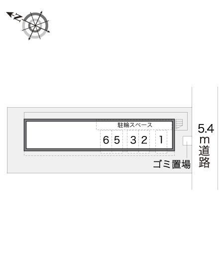 シェル都Ⅱ(16701)の駐車配置図