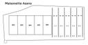 Ｍａｉｓｏｎｅｔｔｅ Ａｓａｎｏの駐車場