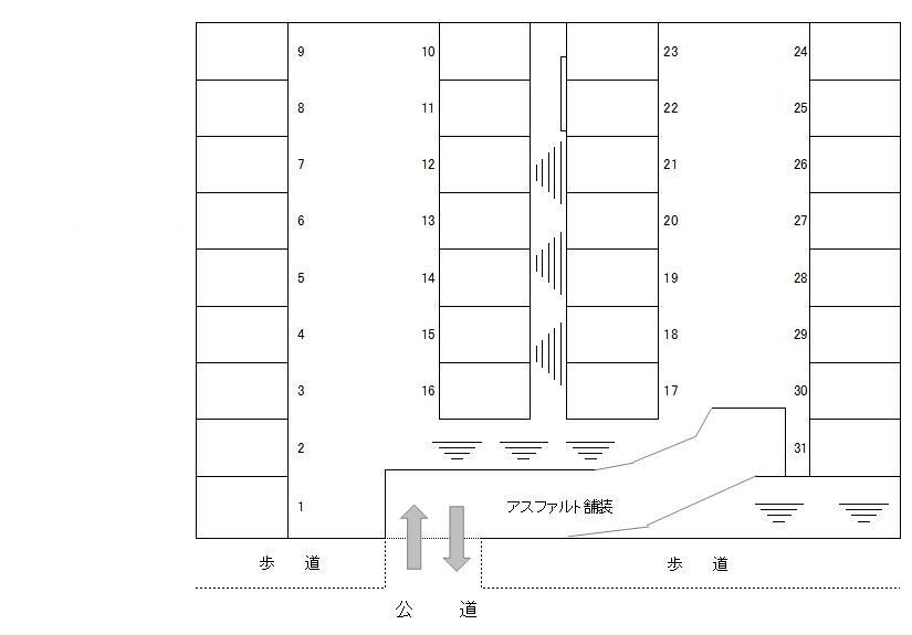 J-190の駐車配置図