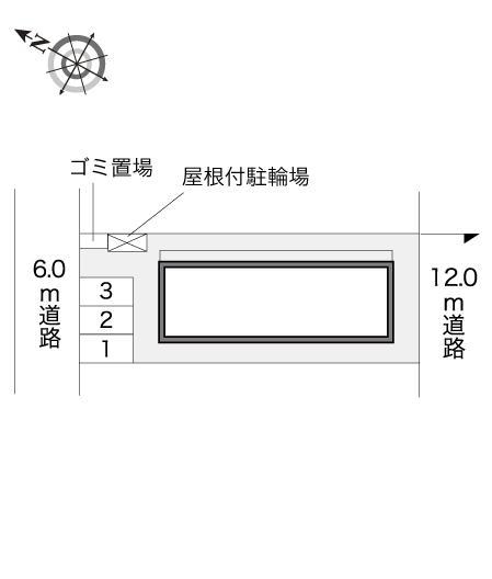 エターナリィ松田Ⅱ(22587)の駐車配置図