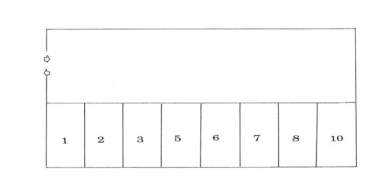 ８パーキング諸江の駐車配置図