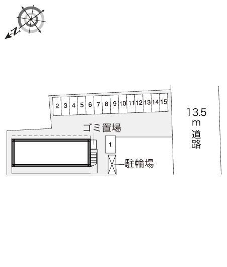 宇荘(17176)の駐車配置図