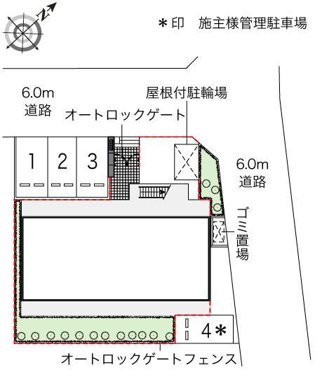 ヴィース泰光(45806)の駐車配置図
