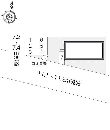 グランヴィラージュ(16946)の駐車配置図