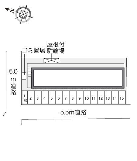 ファンファーレ(32945)の駐車配置図