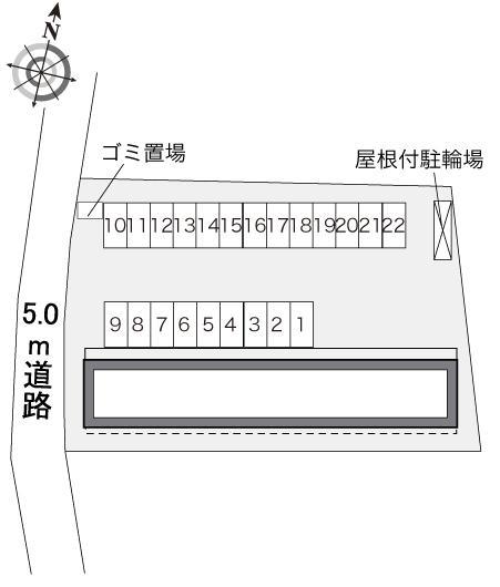 一心(32592)の駐車配置図