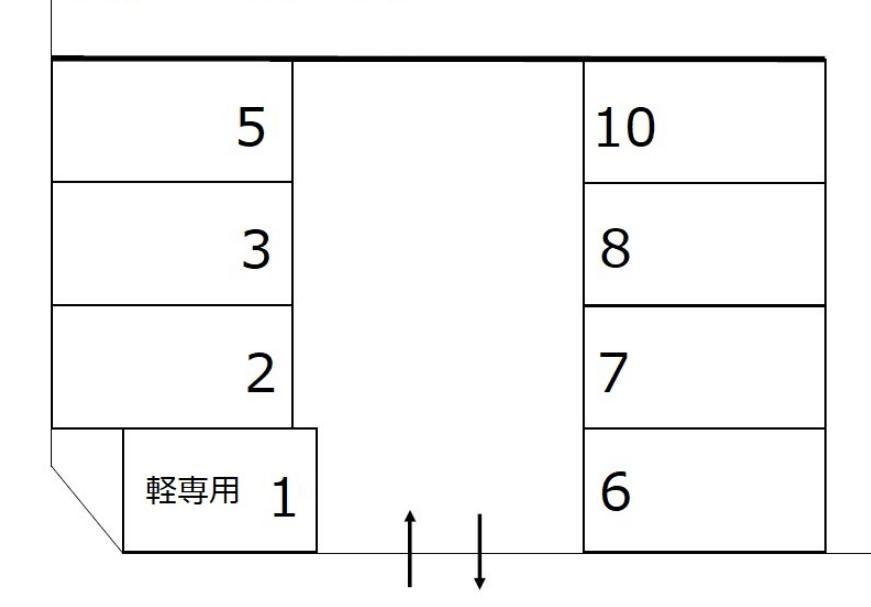 網川原2丁目駐車場の駐車配置図