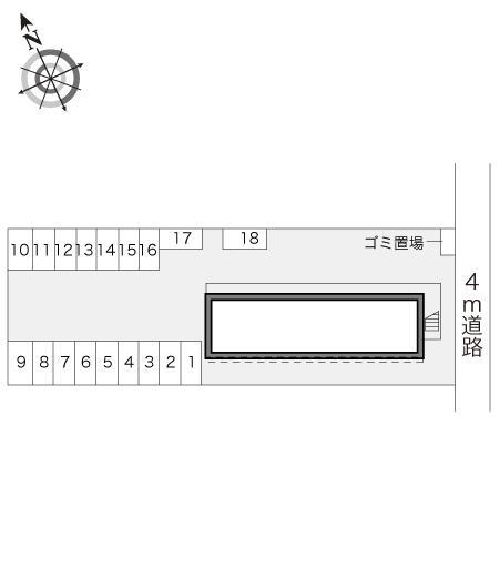 若葉(15891)の駐車配置図