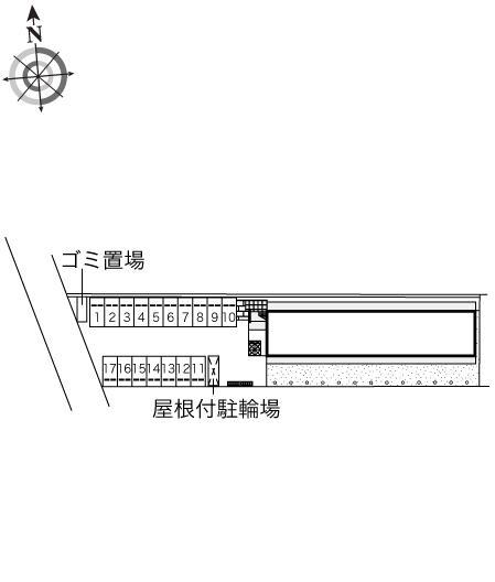 ジー(46741)の駐車配置図