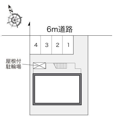 城並(13316)の駐車配置図