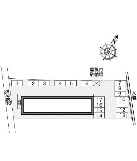 中滑川(27236)の駐車配置図