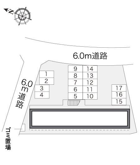 中川(19034)の駐車配置図