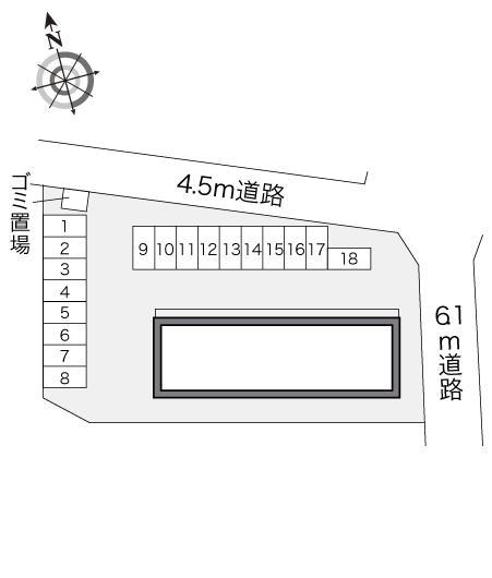 ブルガリ(22604)の駐車配置図