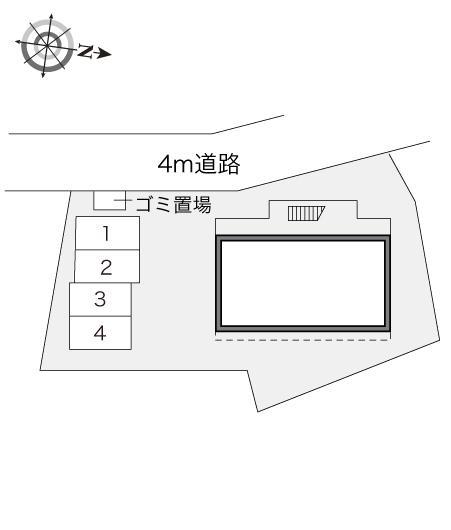 八坂(16649)の駐車配置図