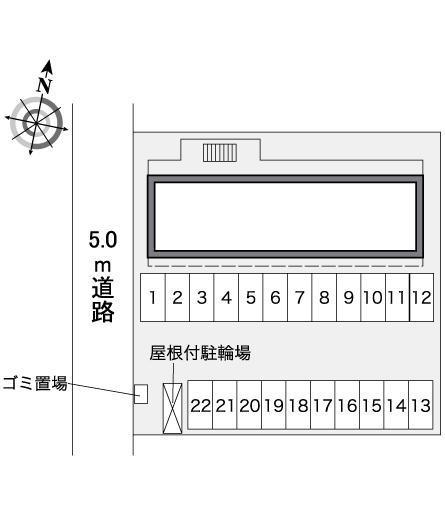 ひいらぎ(38690)の駐車配置図