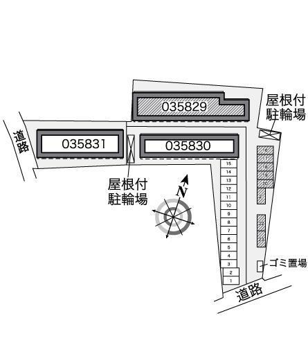 山茶花(35829)の駐車配置図