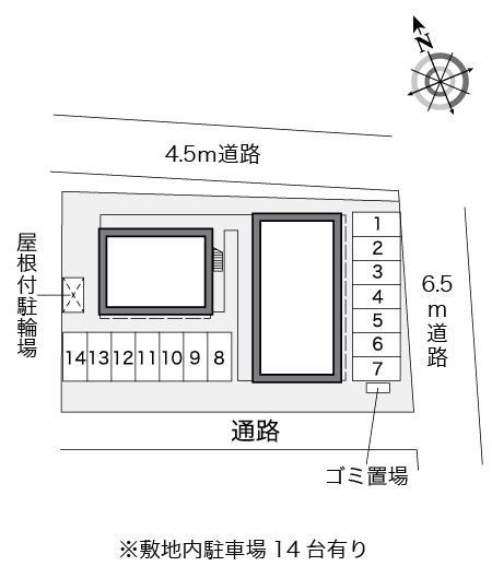 ＲＩＶＥＲ　ＥＡＳＴ(25545)の駐車配置図