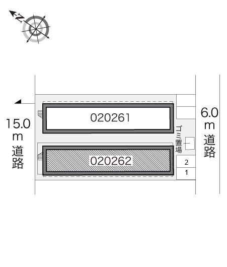 Ｆ＆Ｔ　Ⅱ(20262)の駐車配置図