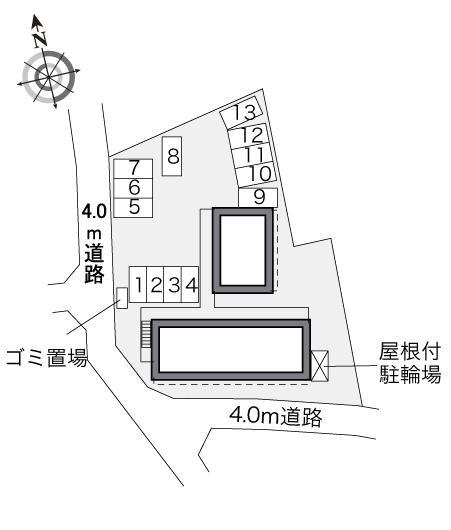 ＣＯＭＥ　ＴＲＵＥ(33165)の駐車配置図