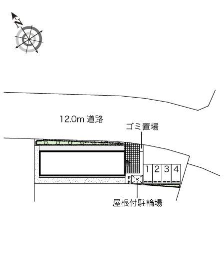 フローラⅡ(43557)の駐車配置図