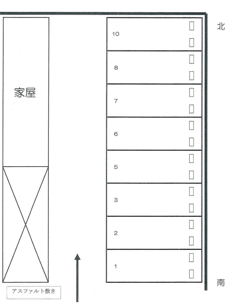 ４１６の駐車配置図
