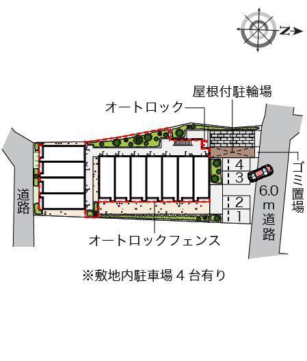 ミランダちどり(55587)の駐車配置図