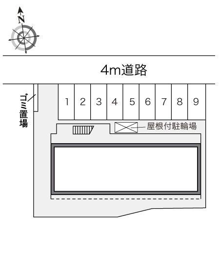 サニーハイツ(15684)の駐車配置図
