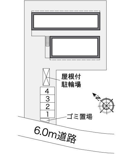 リバーサイド　コート(36349)の駐車配置図