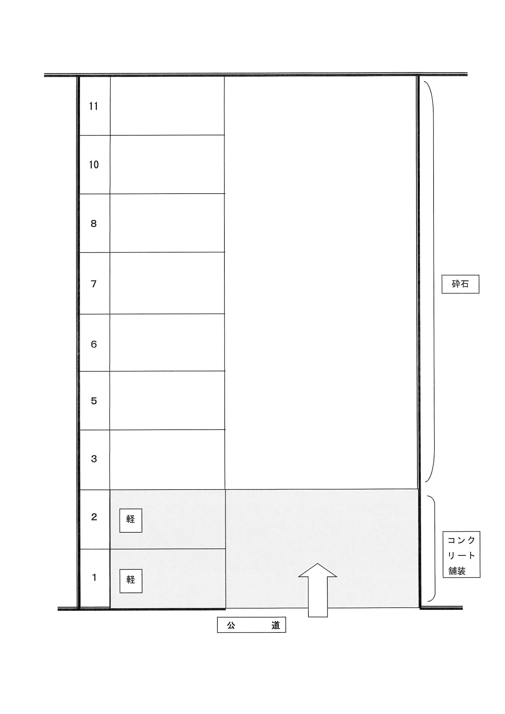 ５９２の駐車配置図