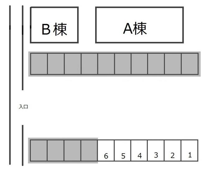 前原パーキングの駐車配置図