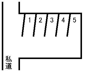 小倉駐車場の駐車配置図