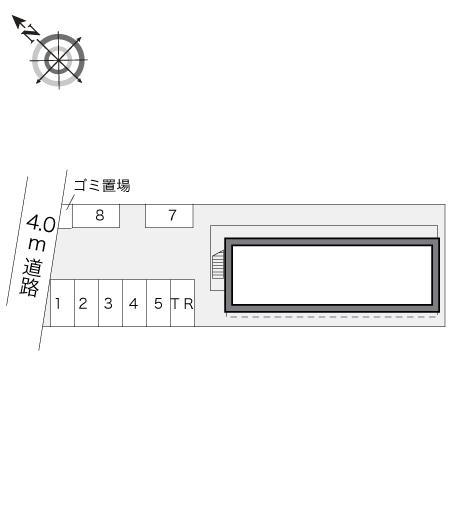 シャンテ(18542)の駐車配置図