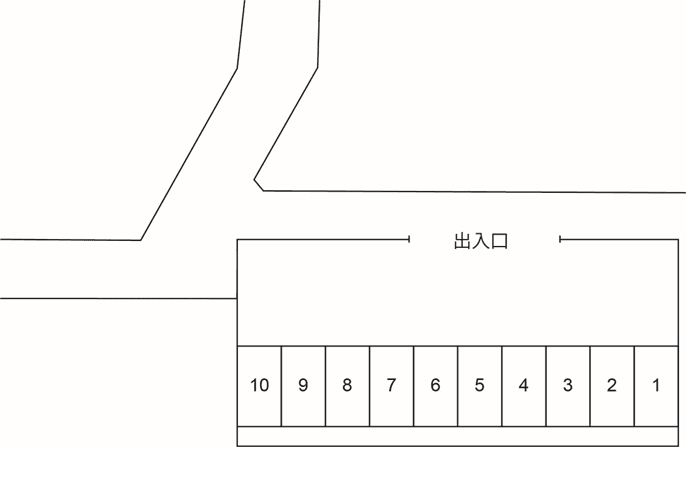 光ヶ丘第1駐車場の駐車配置図