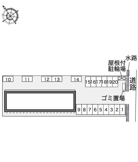 南連島(40777)の駐車配置図