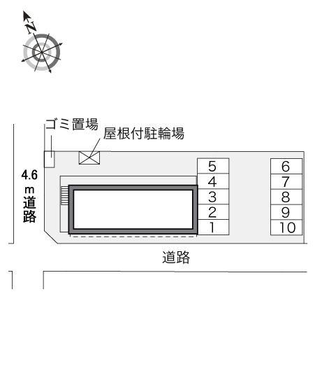 ヴィラ住吉(33804)の駐車配置図