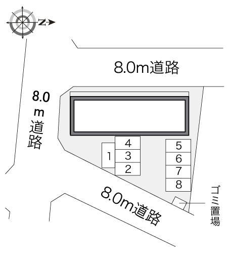 ななかまど(22461)の駐車配置図