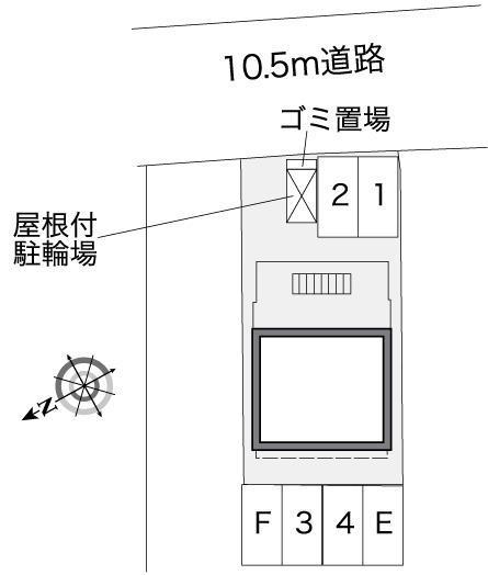 スウルス(38149)　敷地外駐車場の駐車配置図