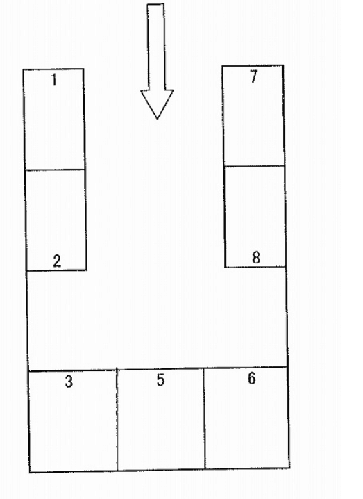 パーク吹上町５の駐車配置図