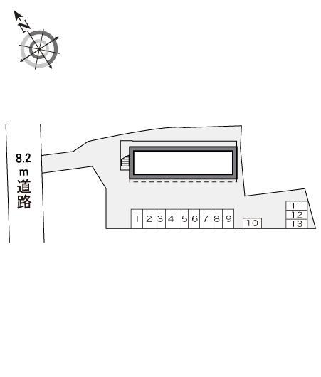ＡＱＵＡ(16302)の駐車配置図