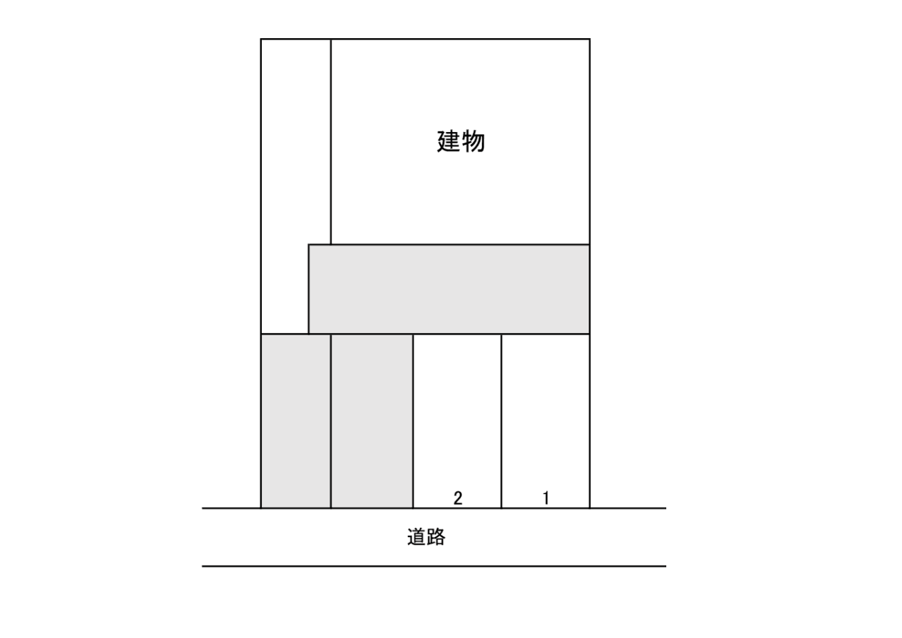 山内駐車場の駐車配置図