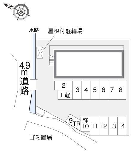 若葉(11669)の駐車配置図