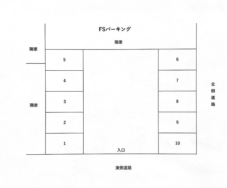 ＦＳパーキングの駐車配置図