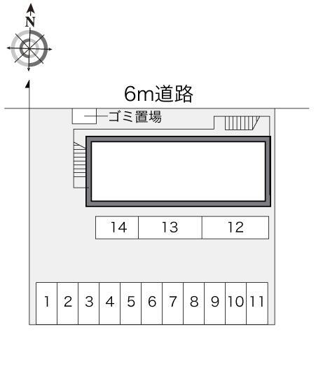 いき(11952)の駐車配置図
