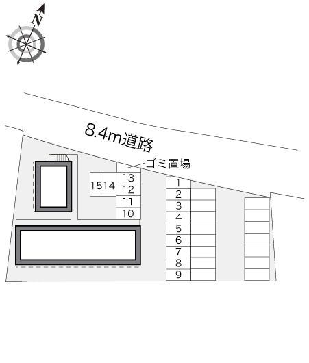 とちの木(18880)の駐車配置図
