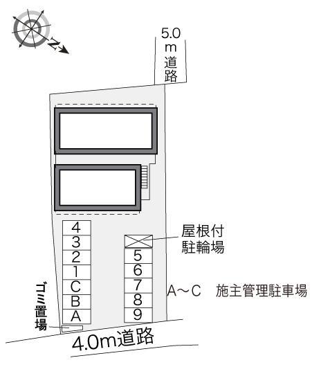 スカイピア２１(31761)の駐車配置図