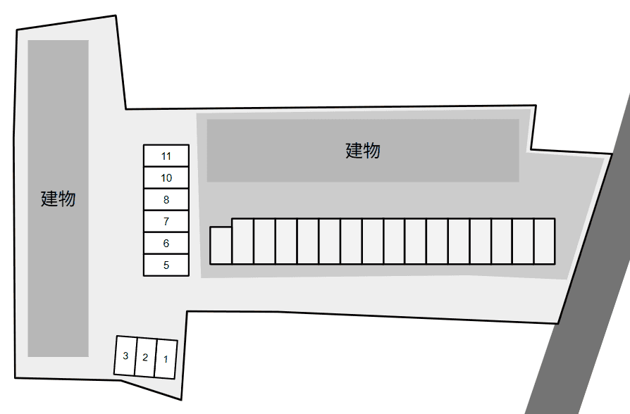 Ｒａｓｅｎ　Ｆｅｌｄ　Ⅱの駐車配置図